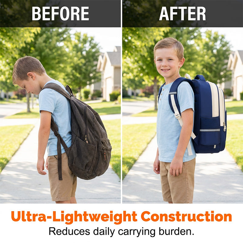 Ergonomischer, rückenschonender Schulrucksack für Kinder