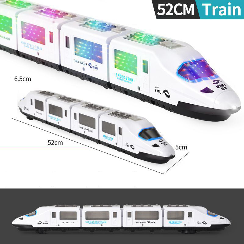 🚂 50% RABATT! ✨ Elektrischer Spielzeugzug – Leuchtend, stoß- und fahrbar & mit Musik – Interaktives Design, perfekt für Kleinkinder – fördert Motorik und Fantasie 🎵