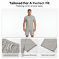 ⏰ 50 % RABATT – Nur für kurze Zeit ✨Herren Faith T-Shirt & Shorts Set ✝️ Lässiges 2-teiliges Freizeit Outfit