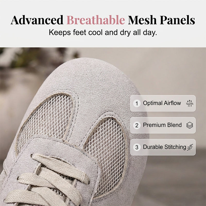 👟Atmungsaktive Sneaker für Damen mit Mesh-Einsätzen