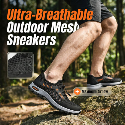 Atmungsaktive Outdoor-Sneaker aus Mesh für Herren