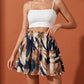 Damen-Skort mit hoher Taille im Paperbag-Stil