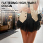 🔥👗 50% RABATT! Chic Pleated Lace Trim Mini Skirt – Plisseefalten, zarte Spitze, perfekt für den Sommer. 🌸💨