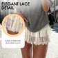 🔥👗 50% RABATT! Chic Pleated Lace Trim Mini Skirt – Plisseefalten, zarte Spitze, perfekt für den Sommer. 🌸💨