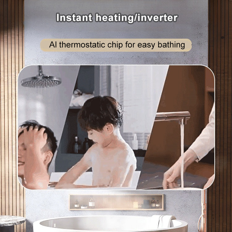 Dusch-Wasserheizer 3500W mit LCD-Display 3 Sekunden Heizzeit ECHTES Konstanttemperatur-System für Badezimmer Ferienhäuser & Hotels