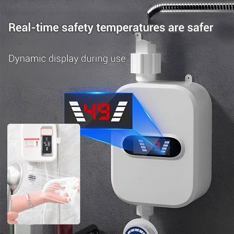 Dusch-Wasserheizer 3500W mit LCD-Display 3 Sekunden Heizzeit ECHTES Konstanttemperatur-System für Badezimmer Ferienhäuser & Hotels
