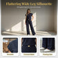🔥👚 50% Rabatt! Damen Chic Zweiteiler-Set: Bequemes Polo-Top & Wide-Leg-Hose | Elegant für Jeden Tag & Jede Gelegenheit 🌸💨