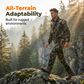 Robustes Camouflage-Set aus Jacke und Hose für Herren