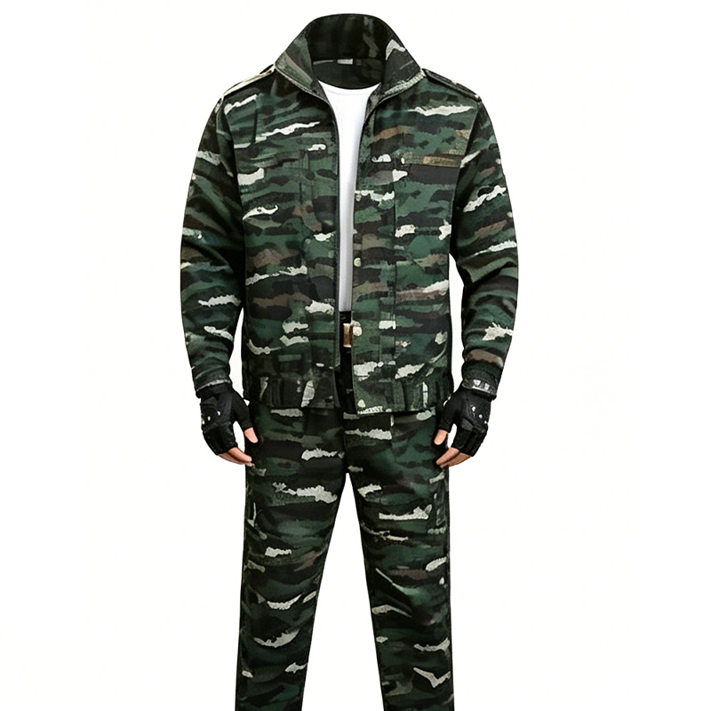 Robustes Camouflage-Set aus Jacke und Hose für Herren