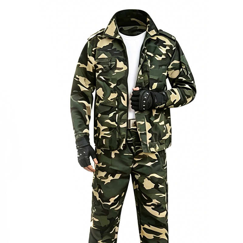 Robustes Camouflage-Set aus Jacke und Hose für Herren