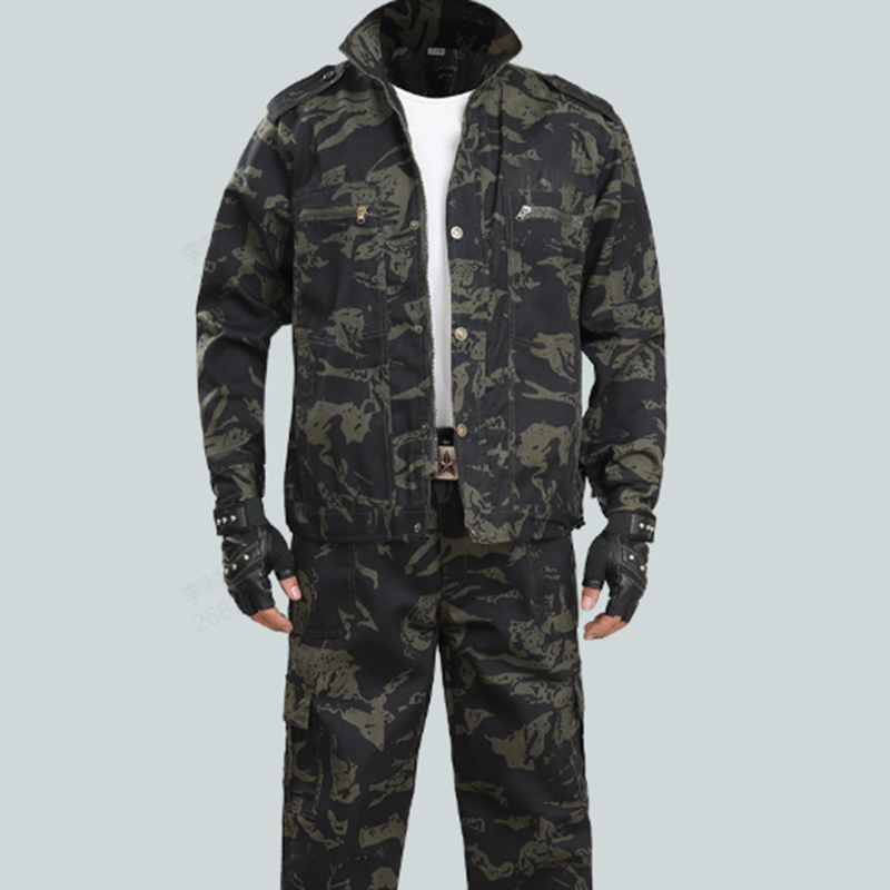 Robustes Camouflage-Set aus Jacke und Hose für Herren