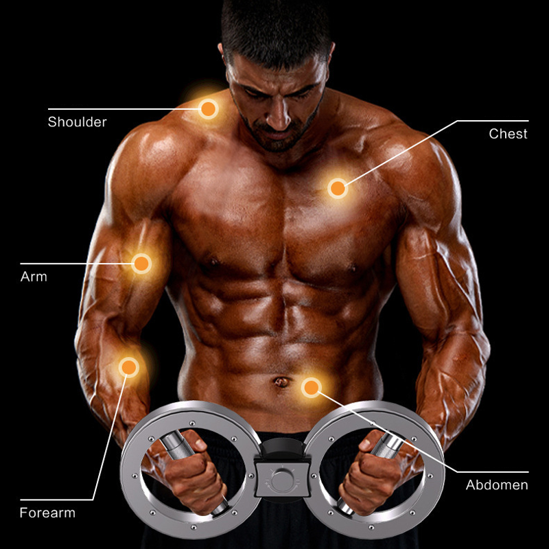 [Heimtrainer für die Arme] Spinning Rotator Burn Machine, 12-Pfund-Krafttrainer für Arme und Schultern mit einstellbarem Widerstand, Unterarm- und Griffkrafttrainer für Männer und Frauen – für zu Hause und im Fitnessstudio