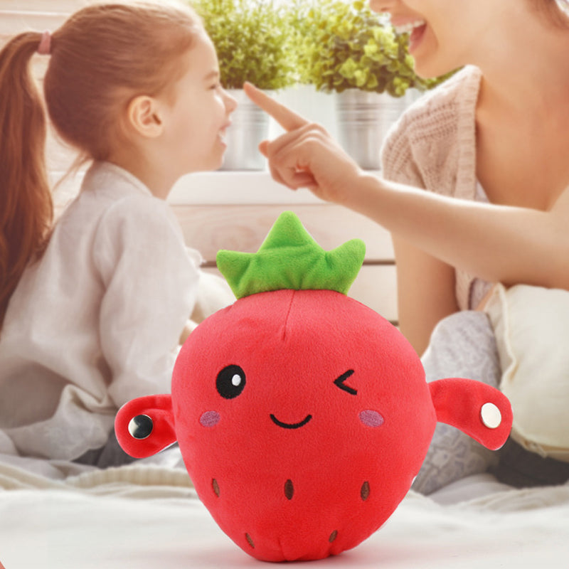🍓🍌🍊 50% RABATT! Interaktive Puppe mit Fruchtsensor – reagiert auf Berührung mit Musik & Licht  🎶💖