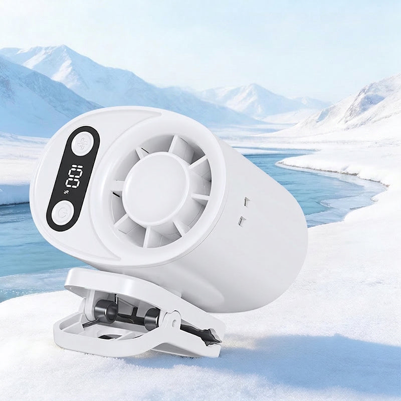 Kleiner tragbarer USB-Ventilator für den Hals und den Schreibtisch
