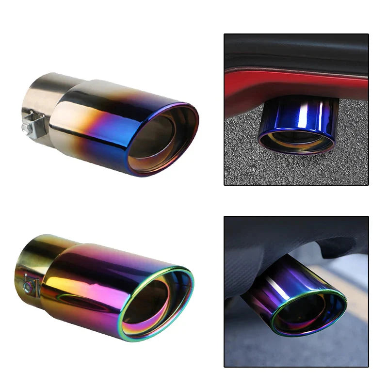 🚗 Edelstahl-Auspuffblenden für Autos