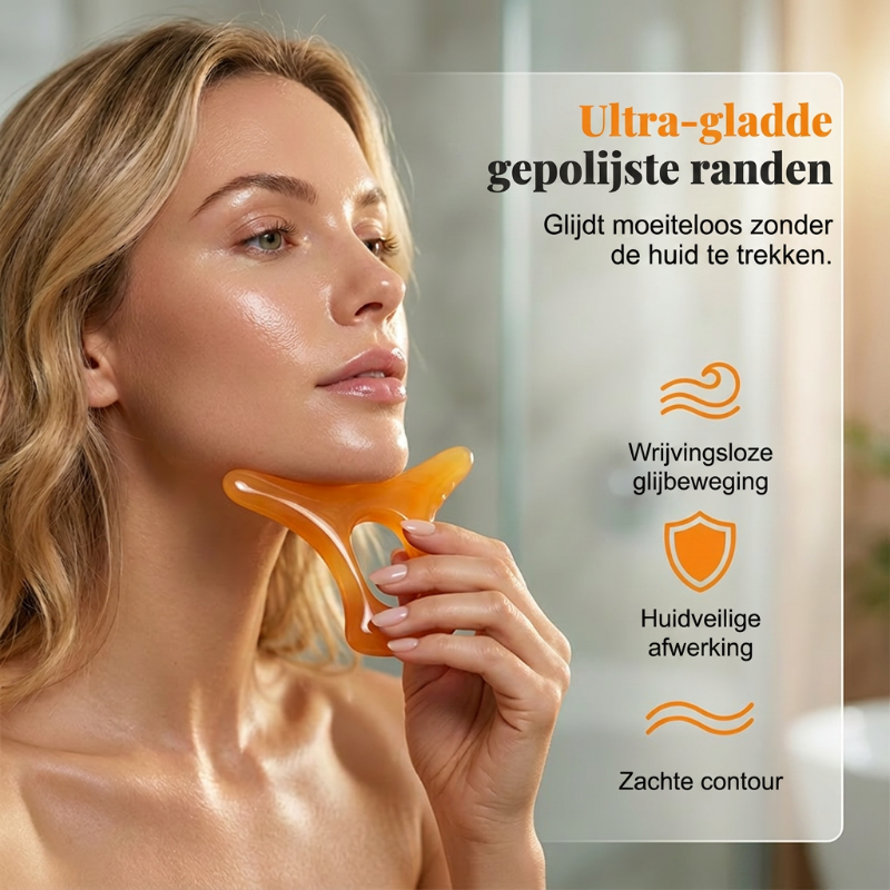 Gua-Sha-Platte für vollständige Körperkonturen