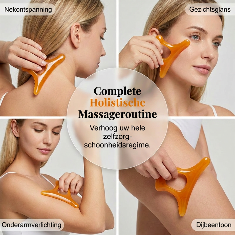 Gua-Sha-Platte für vollständige Körperkonturen