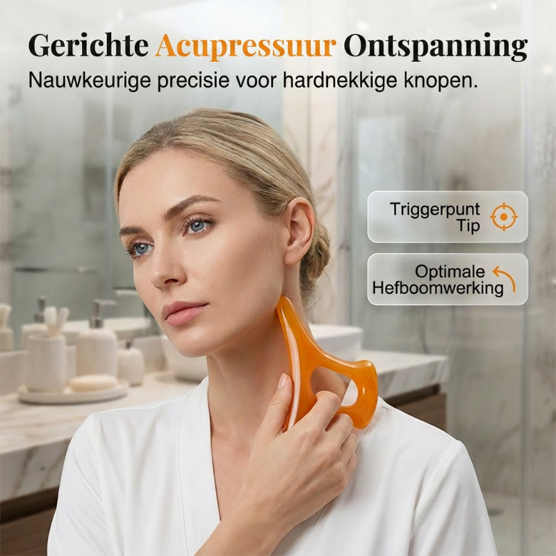 Gua-Sha-Platte für vollständige Körperkonturen