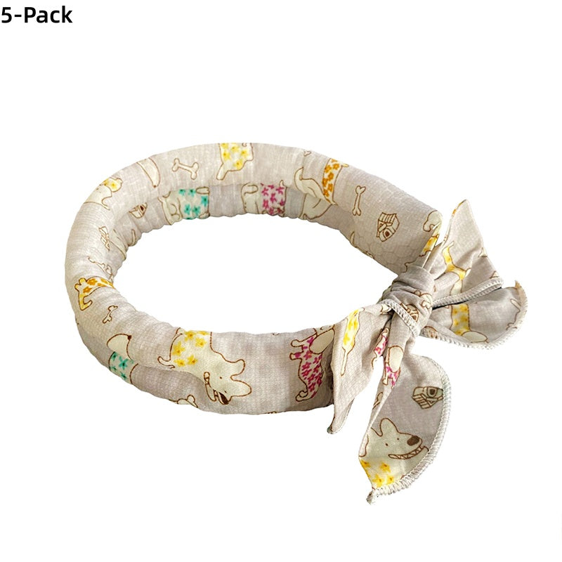 Kühlendes Halsband-Tuch für Haustiere im Sommer
