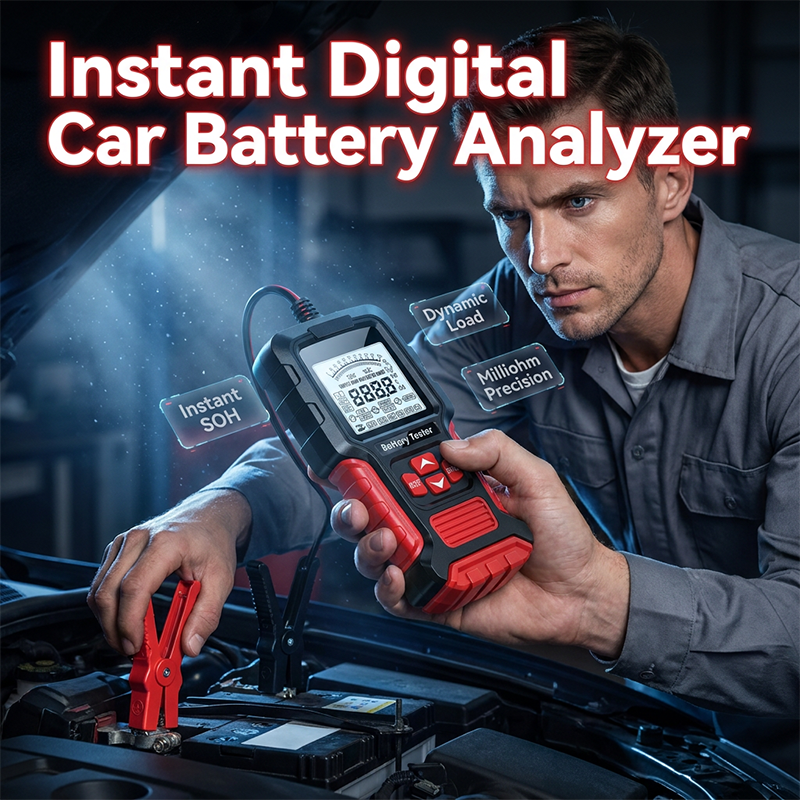 Autobatterie-Tester – Professioneller digitaler LCD-Batterieanalysator