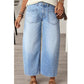 👖 50% RABATT! Damen Weitbein-Jeans – mit großen Patch-Taschen, bequemer Schnitt, vielseitig kombinierbar – für Alltag & Freizeit. 💨🌸
