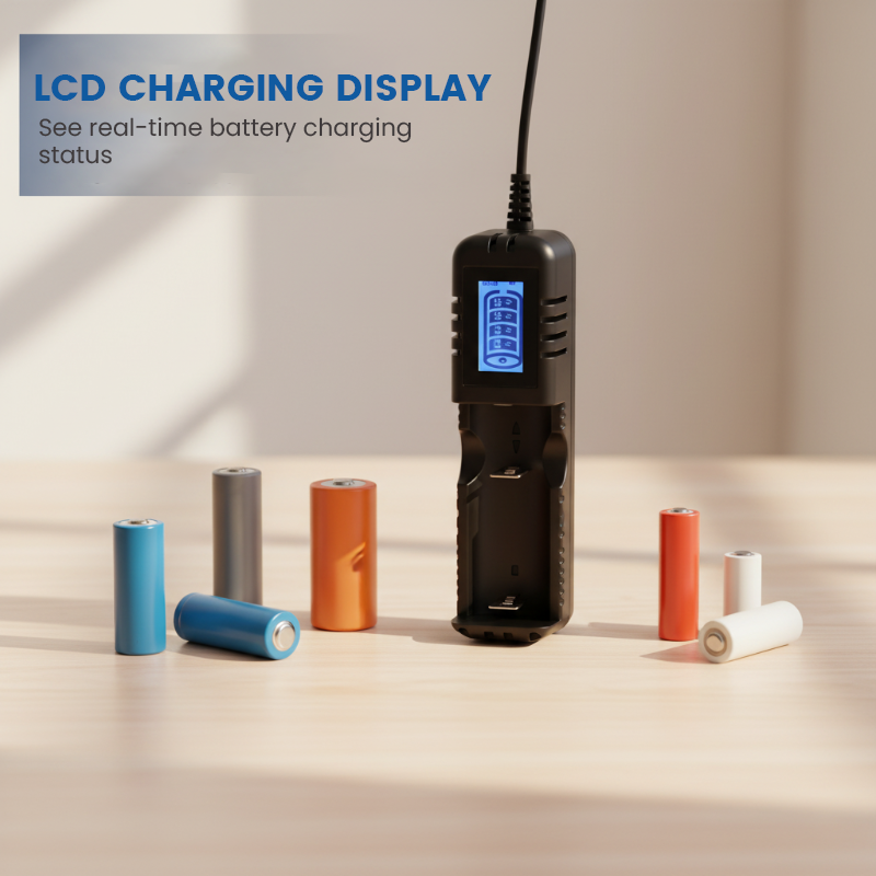 Universelles LCD-Lithiumbatterieladegerät