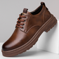 Retro-Schnürschuhe aus Leder für Herren