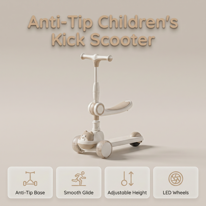 🛴 50% RABATT! ✨ Kinderroller mit leuchtenden Rädern – Robust & sicher – Ideal für aktive Bewegung – sanfte Fahrt & bunte Leuchteffekte 🌈💨✨
