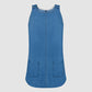 Damen Lässiges Denim-Trägerkleid