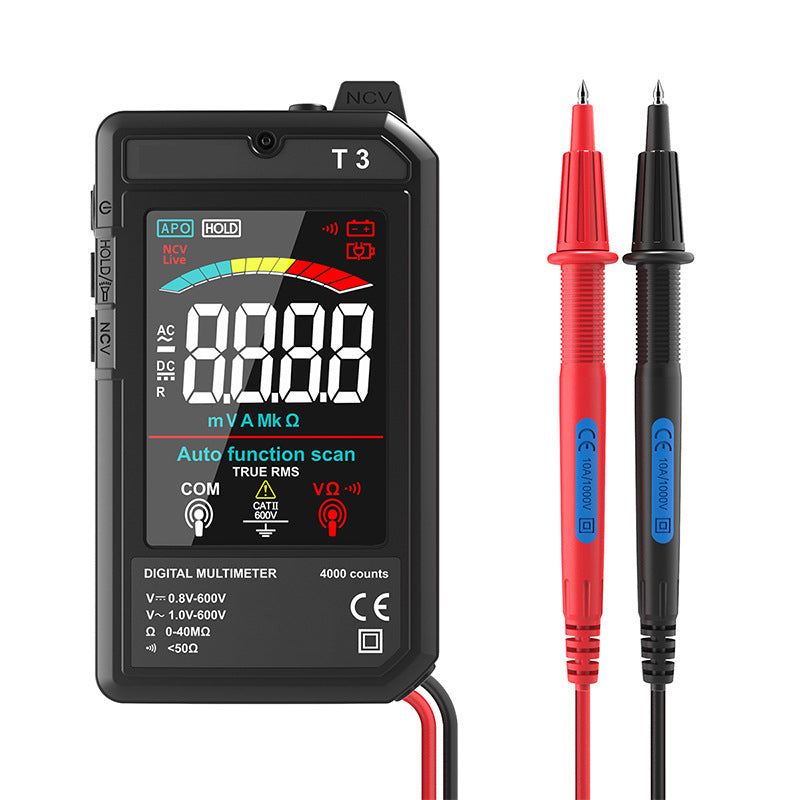 🛍️ 50 % Rabatt – Digital-Multimeter T3 – hochpräzise Messung von Spannung, Widerstand & mehr – automatische Bereichswahl & NCV-Funktion ⚡
