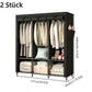 👔 50% RABATT! 🏠 Kleiderschrank aus Vliesstoff – Einfache Montage, leicht & vielseitig – Perfekt für zusätzlichen Stauraum in jedem Raum ✨