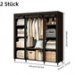 👔 50% RABATT! 🏠 Kleiderschrank aus Vliesstoff – Einfache Montage, leicht & vielseitig – Perfekt für zusätzlichen Stauraum in jedem Raum ✨