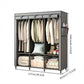 👔 50% RABATT! 🏠 Kleiderschrank aus Vliesstoff – Einfache Montage, leicht & vielseitig – Perfekt für zusätzlichen Stauraum in jedem Raum ✨