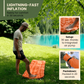 🏕️🛏️Luftmatratze mit Fußpumpe🦶 Einfach Aufblasbar Gästematratze für Reise