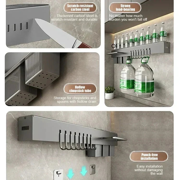 Multifunktionaler Küchenhalter für Messer und Essstäbchen