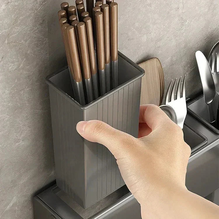 Multifunktionaler Küchenhalter für Messer und Essstäbchen
