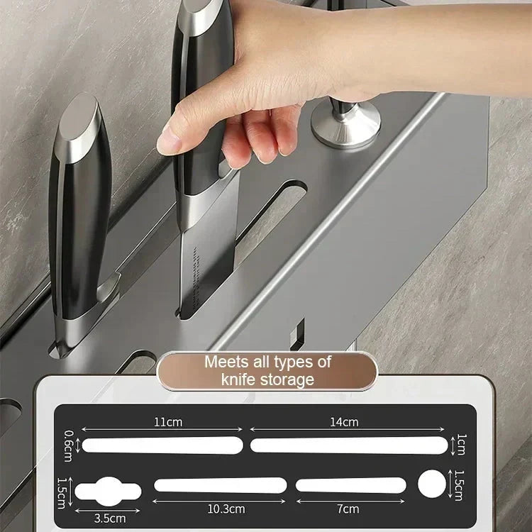 Multifunktionaler Küchenhalter für Messer und Essstäbchen