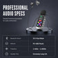Bluetooth Karaoke Headset mit sicherem Kragenfederclip