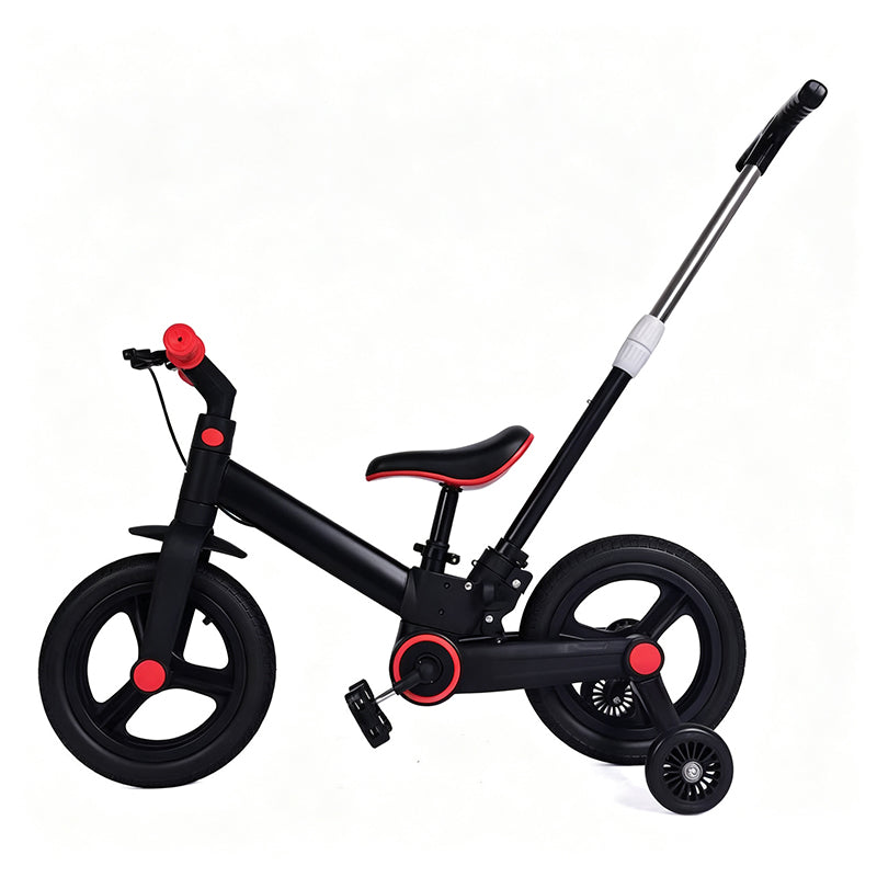 📢📢50% RABATT !!⏰4-in-1 Verwandelbares Kinder-Dreirad, Laufrad & Kinderwagen