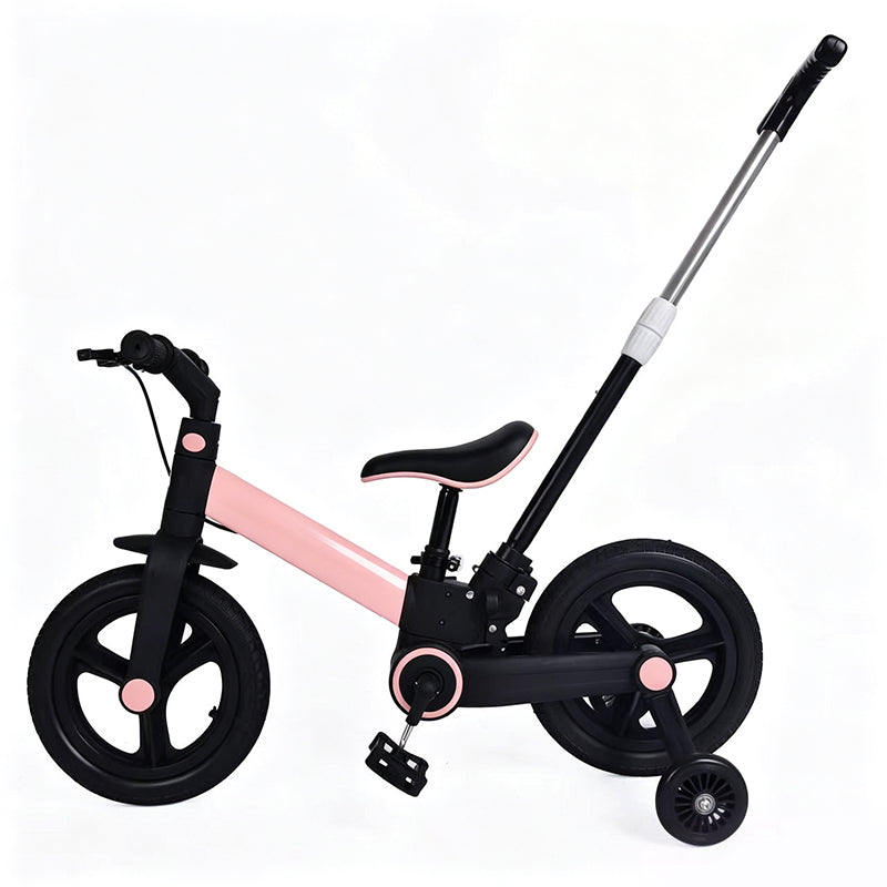 📢📢50% RABATT !!⏰4-in-1 Verwandelbares Kinder-Dreirad, Laufrad & Kinderwagen