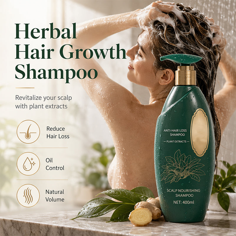 Natürliches Pflanzenextrakt Stärkendes Shampoo