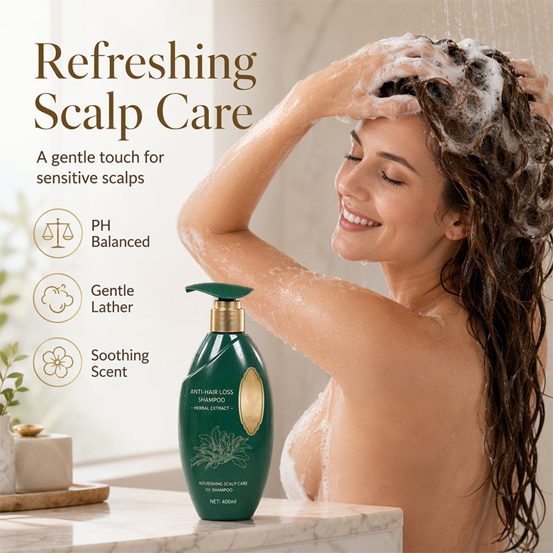 Natürliches Pflanzenextrakt Stärkendes Shampoo