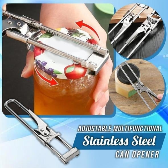 Verstellbarer Multifunktionaler Edelstahl-Dosenöffner