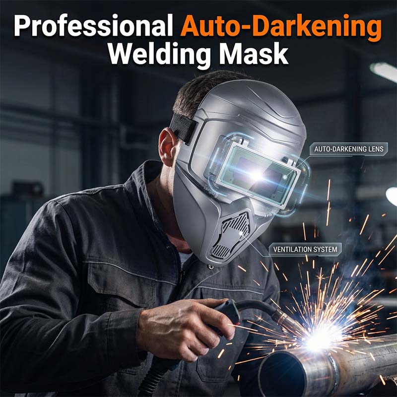Automatisch abdunkelnde True-Color-Schweißmaske