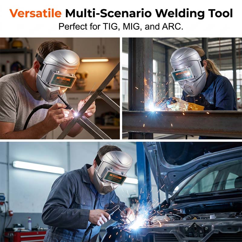 Automatisch abdunkelnde True-Color-Schweißmaske