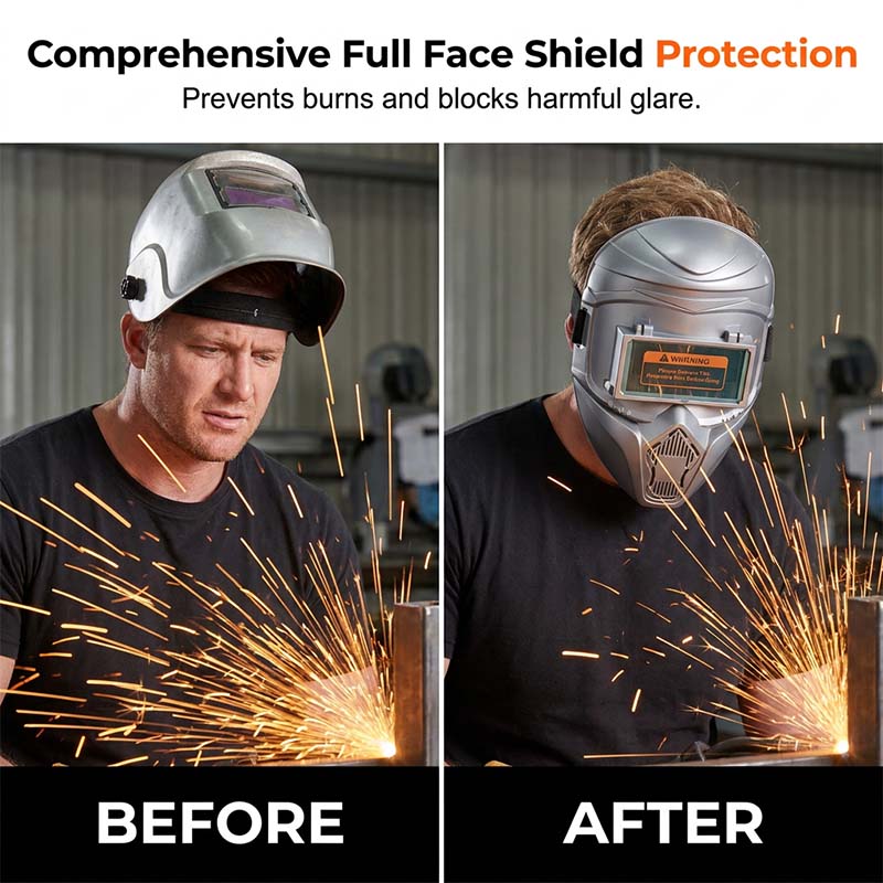 Automatisch abdunkelnde True-Color-Schweißmaske