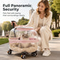 Breathable Pet Carrier with Wheels