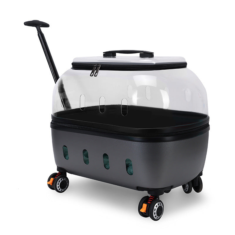 Breathable Pet Carrier with Wheels