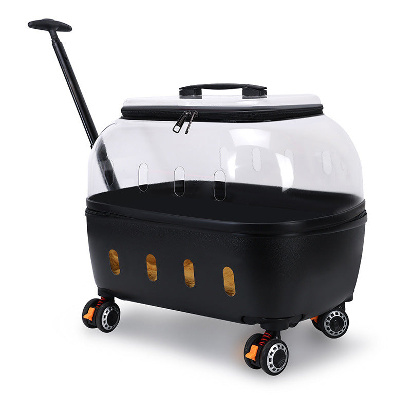 Breathable Pet Carrier with Wheels