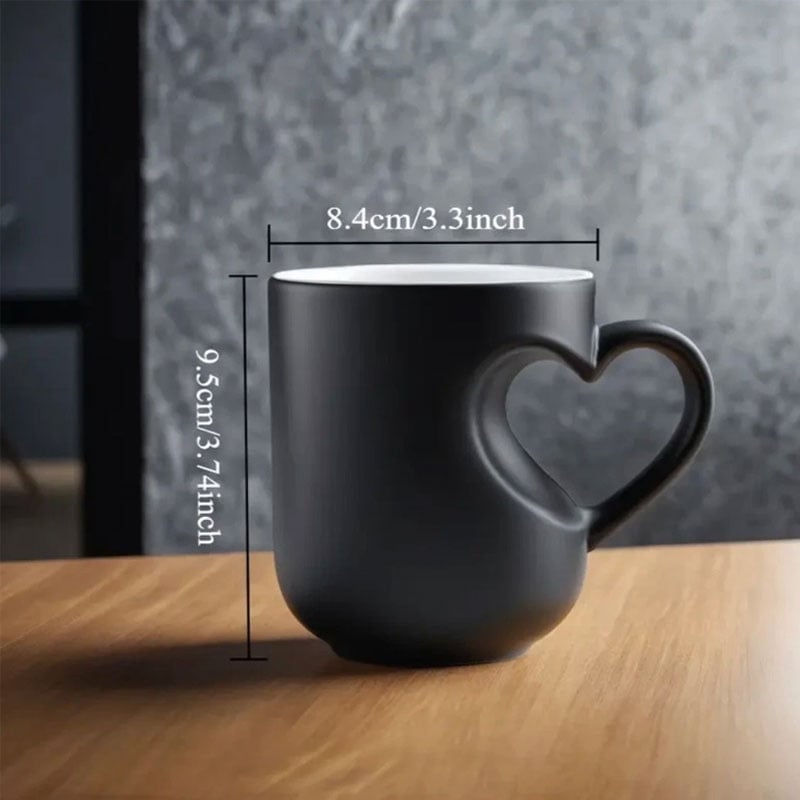 💝50% RABATT! ✨Farbwechselnde Keramiktasse mit Herzhenkel, Valentinstag
